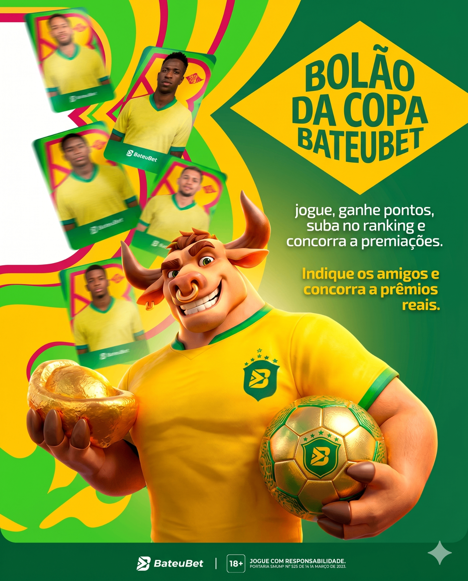 Bolão da Copa BateuBet — jogue e concorra a prêmios