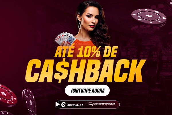 Até 10% de Cashback no Cassino ao Vivo – Semanal